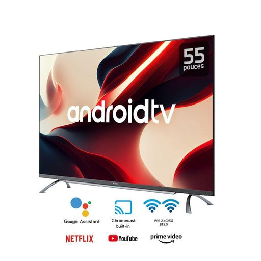 Téléviseur Astech 55" QLED Smart Google TV 4K 55GX350QD