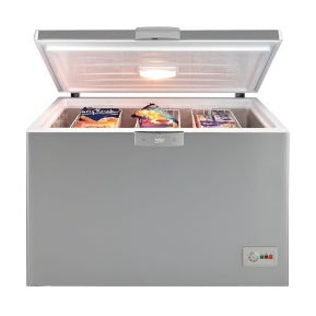 Congélateur Beko Horizontal 550LITRES avec Vitre Gris CF380ST24
