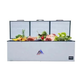 Congélateur Astech Horizontal 3PORTES 900LITRES Gris CH920AC