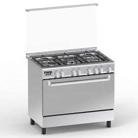 Cuisinière Finix 5FEUX 90X60 Inox G95NDM (62V12T2G1X)
