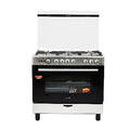 Cuisinière Astech 5FEUX 90X60+FOUR A Gaz Full Option Gris CK93DA010