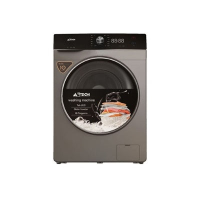 Machine à Laver Astech 8KG Inverter Gris MLV80BN8INVLC