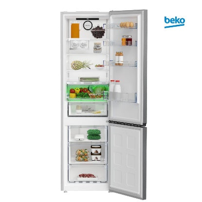 Réfrigérateur Beko Combiné 3 Tiroirs 460 L No Frost — Gris (B5RCNE406HXB)