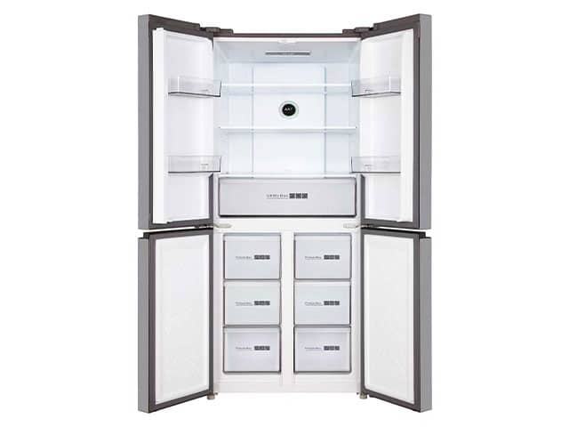 Réfrigérateur Finix Side by Side 4 Portes 550LITRES Inverter Gris FIN550